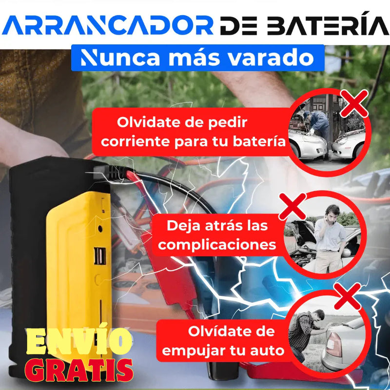 Cargador de Batería y Compresor 4 EN 1